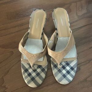 Authentic Burberry leather sandals 39.5